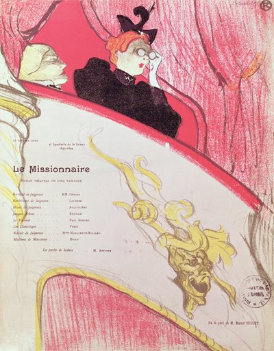 Copertina di un programma per 